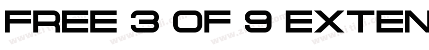 Free 3 of 9 Extended字体转换